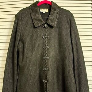 St. John Black Skirt Suit SIZE 12